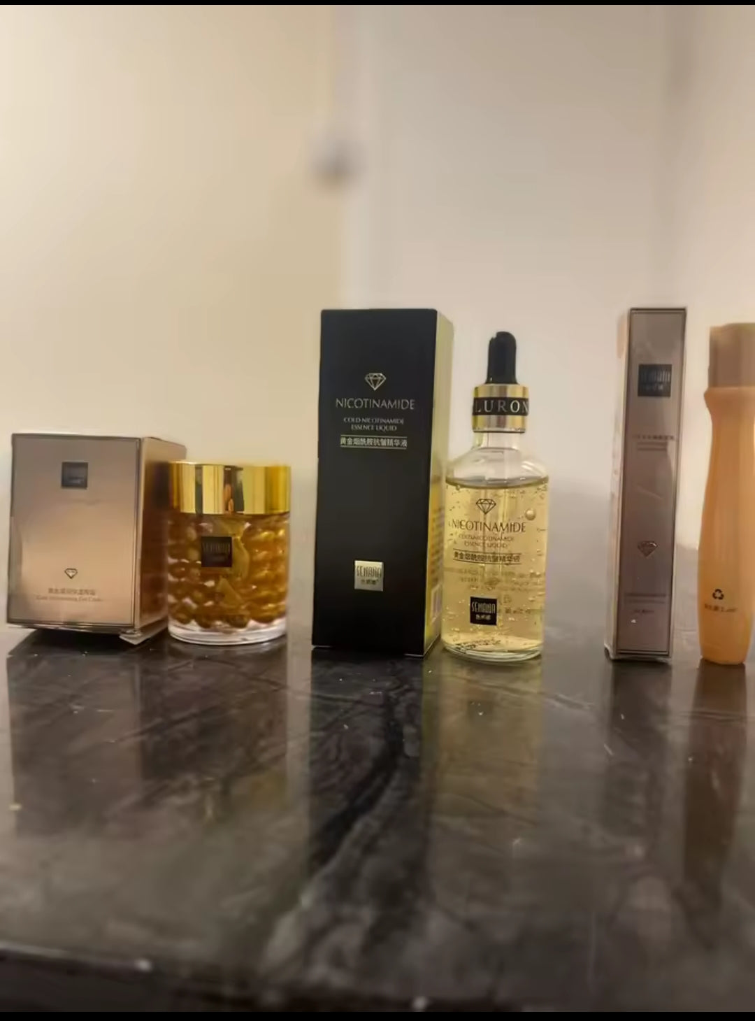 Coffret Soin Visage & Yeux Or 24K – BeautéCret & Senana