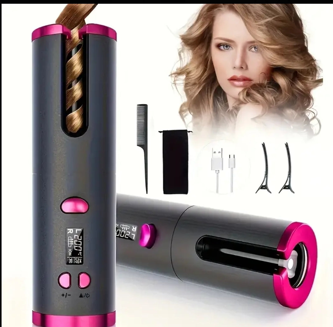 Cordless automatic curler